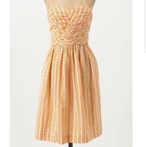 🌼ANTHROPOLOGIE VANESSA VIRGINIA STRAPLESS DRESS